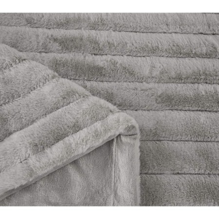 Anabel blanket, size 160x220 cm, gray color-3