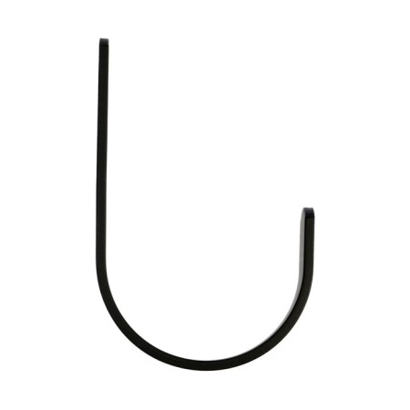 The hook is wall, universal, 140x90x20, black color-1