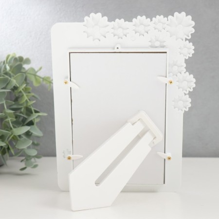 Photo frame 10x15 cm "forget -me -nots" white 20x15 cm-3