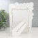 Photo frame 10x15 cm "forget -me -nots" white 20x15 cm