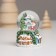 Souvenir Polystone Water Ball Light "Santa Claus and snow -covered house" MIX 5x5x7.2 cm