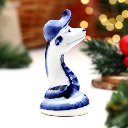 Souvenir "Snake Pasha", 10 x 5 cm, gzhel-3