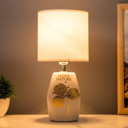 E14 40w 40W white table lamp 12.5x12.5x28 cm Risalux-1