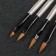 A set of confectionery brushes for decoration "Topaz", 5 pcs