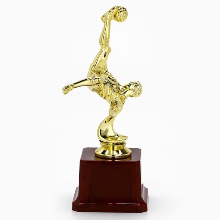 Award figure Cup "Football player", B, gold, plastic stand, 20 x 10 x 7.5 cm-2