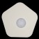 Ceiling light Mantra Area, GX53, 1x9W, 287x278x40 mm, Matte White color