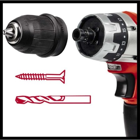 Einhell TC-CD 12 LI, 12 V, 300-1050 rpm, 20 nm, 1 hour, 10 mm, case, Led-5