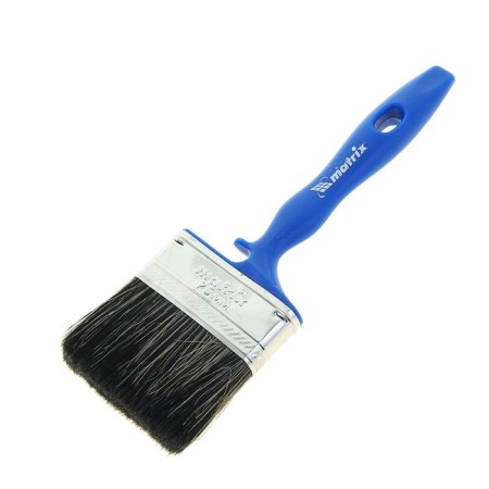 Matrix flat brush, for water paints, 75x17 mm, plastic handle, natural bristles