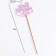 Topper wooden "Happy Birthday" Lilac 13x11 cm