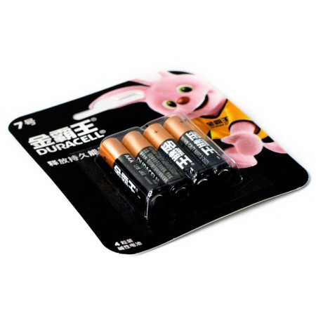 Alkalin battery Duracell Basic (CH), AAA, LR03-4BL, 1.5V, blister, 4 pcs.-1