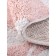 Akvarel soft rug, for a bathroom, 50x80 cm, white pink color