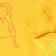 Svitshot for a boy, dark yellow/dino color, height 98 cm