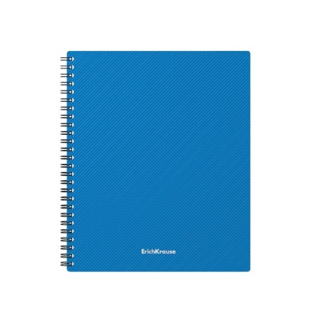 Notebook A5, 80 sheets in the cage on the crest Erichkrause "Glance Vivid", plastic cover, offset block, whiteness 100%, mix-2