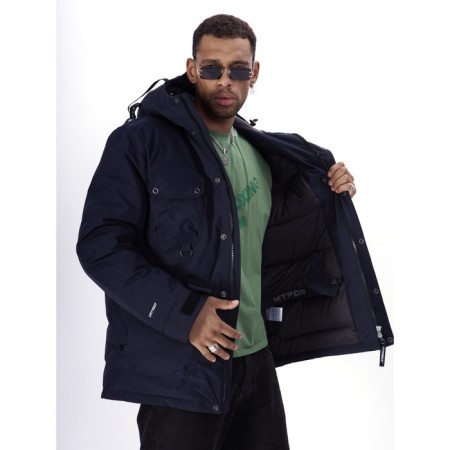Ski jacket men's, size 50, the color is dark blue-11