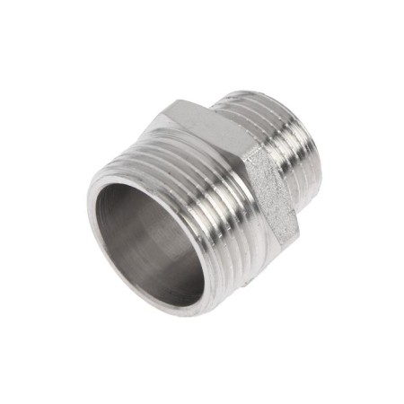 Nipple of transitional STI, 3/4 "x1/2", nickelized brass-1