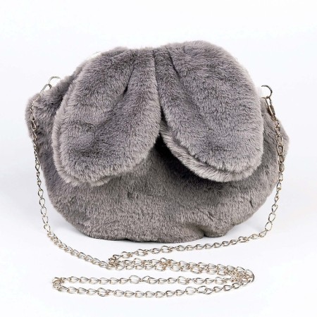Bag "Bunny", 26 × 19 × 2cm, color gray color-6