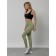 Femic fitness legins, size 42, khaki color