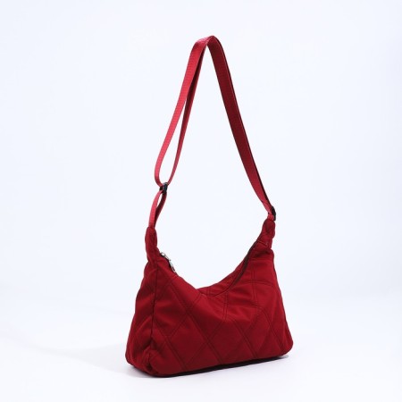 Love bag with a zipper, red color-3
