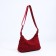 Love bag with a zipper, red color
