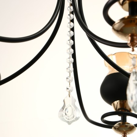 Lyra chandelier 5he27 40w Black 60x60x85 cm Bayerlux-6