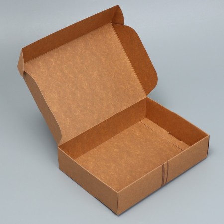 Gift folding craft, packaging, “made with love”, 21 x 15 x 5 cm-2