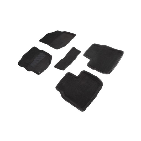 Pile rug for Peugeot 301, 2013-, black