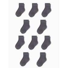 Set of socks of crumb I am Basic Line, 10 pairs, 10-12 cm, dark gray
