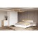 Close -bedroom Theodore, 480x421x515, white/gold craft
