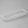 Basket on a grid, 40.5 × 14 × 5.6 cm, white color