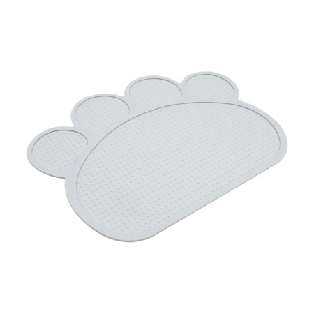 Silicone rug for a bowl, 40 x 30 cm, gray-1