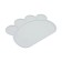 Silicone rug for a bowl, 40 x 30 cm, gray