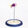Cat Domestan "Sizaley Mouse on the Sisaley Stand", 19 x 23 cm, mix of flowers