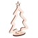 Model made of wood "Christmas tree team # 1"