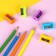 Plastic sharpener, mix, cold heart
