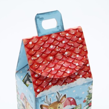 Gift box "Watercolor series. Small house", 9.1 x 7 x 15.7 cm-2