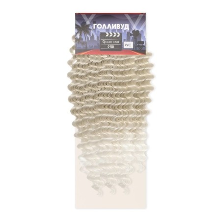 Hollywood Afrolocons, 60 cm, 270 gr, ash/white color HKB454/60 (Catherine)-3