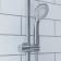 Shower watering can Milardo 3803F87M18, 3 modes, chrome