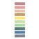 Bookmarks with adhesive edge, 12 x 45 mm, 10 colors of 20 sheets, plastic, Devente Pastel, blister