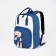 Backpack-Suma, lightning department, external pocket, blue color