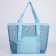 Bag - Shoper beach, 33x32x1 cm, with a grid, blue color