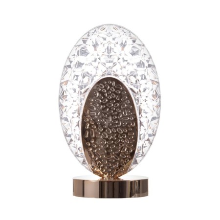 Table lamp sensory "Landis" LED 3W 3000-6000K USB AKB Dimmer gold 9.5x13.5x22 cm 102220-11