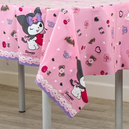 Kuromi tablecloth "Favorite Cherry", 120x180 cm-1