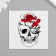 Black-red body tattoo "Outlaw" Set 11 pcs 6x6 cm