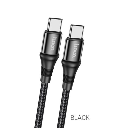 Hoco X50, Type-C cable-Type-C, 5 A, 100 W, Power Delivery, 1 m, black