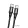 Hoco X50, Type-C cable-Type-C, 5 A, 100 W, Power Delivery, 1 m, black