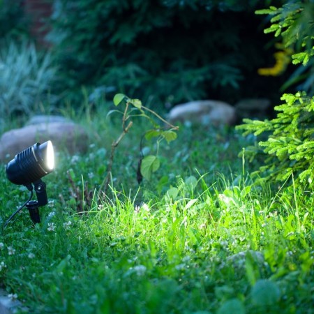 Porcelain lamp Feron SP2704, IP65, LED, 3 W, 85x85x200 mm, black color black-1