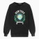 Female sweatshirt, black color, size 44-48