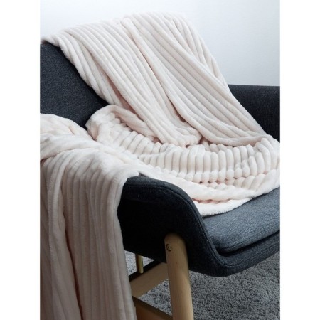 MUFFIN plaid, size 200x220 cm, beige color-8