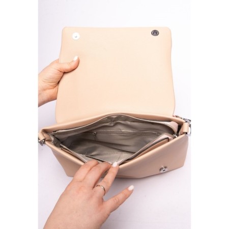 Bag Cross-Bodi Women's eco-leather ludor peach, 34x7x22 cm-4