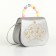 Baby bag on a valve, silver color